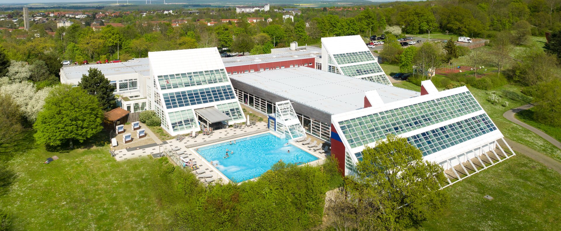 Thermalsolbad Vogelperspektive